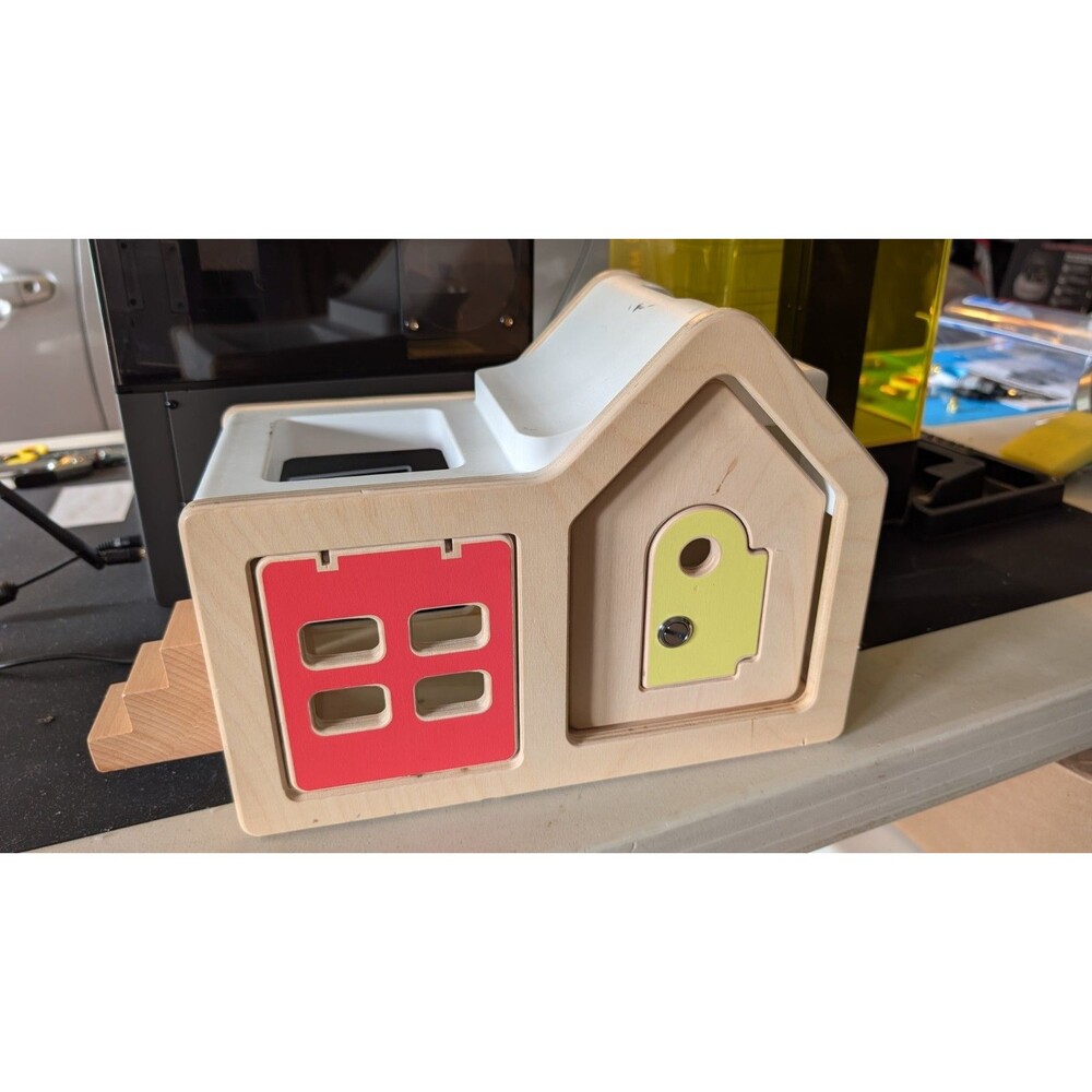 Lovevery Observer Wooden Modular Playhouse Doll House Modern Simple Home Garage